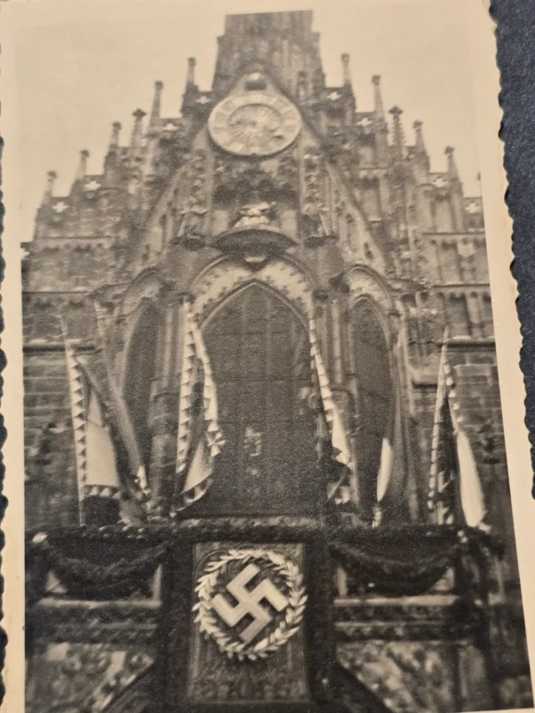 nazi-church-in-nuremburg-w-swastika-grandstand-ww2-german-third-reich-nsdap-era-photo-02-d162a059 Nazi Church in Nuremburg w Swastika Grandstand WW2 German Third reich NSDAP Era Photo