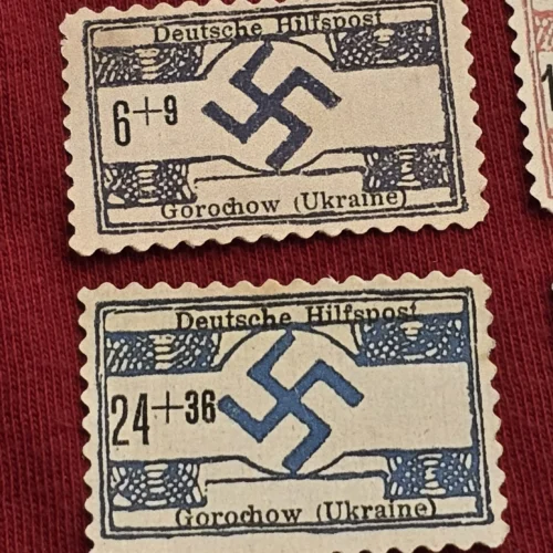 nazi-german-occupied-ukraine-swastika-stamp-set-x-4-ww2-wwii-third-reich-02-28bbc949 Nazi German Occupied Ukraine Swastika Stamp set x 4 WW2 WWII Third Reich