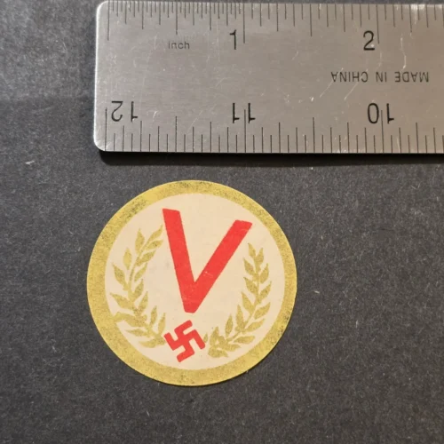 nazi-german-third-reich-stamp-v-victory-symbol-propaganda-issue-label-vignette-02-94841efe Nazi German Third Reich Stamp “V” Victory Symbol Propaganda Issue Label Vignette