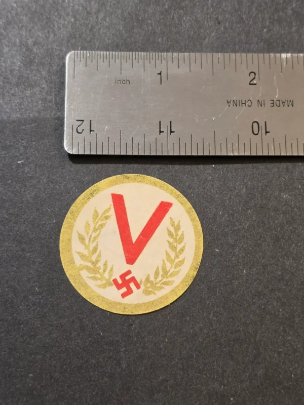 nazi-german-third-reich-stamp-v-victory-symbol-propaganda-issue-label-vignette-02-94841efe Nazi German Third Reich Stamp “V” Victory Symbol Propaganda Issue Label Vignette