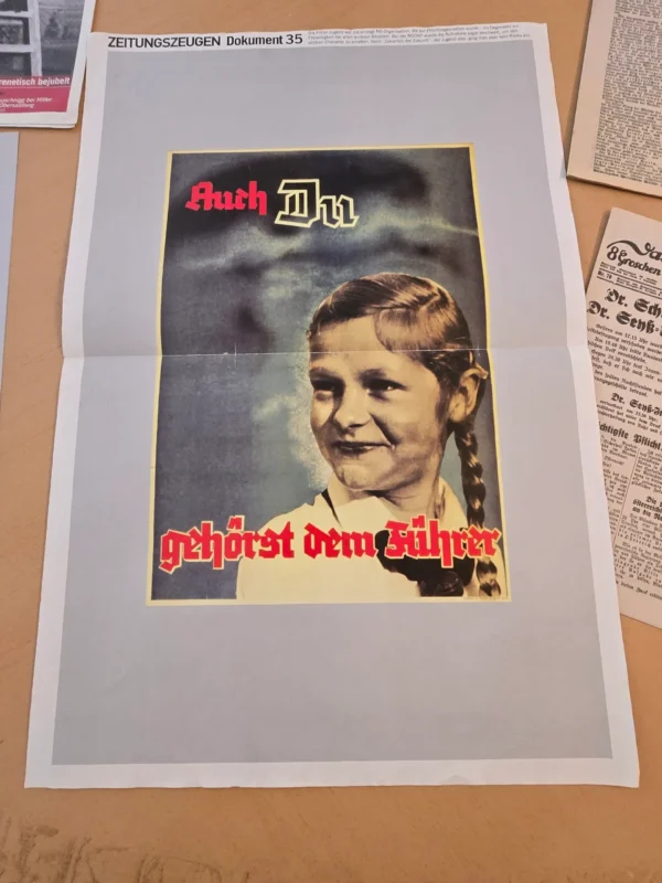 nsdap-third-reich-newspaper-lot-w-hitler-youth-bdm-girl-poster-ww2-german-reprints-02-c270c8b3 NSDAP Third reich Newspaper Lot w Hitler Youth BDM Girl Poster WW2 German Reprints