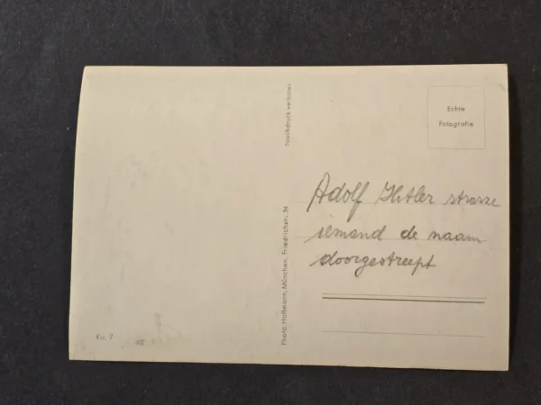 original-third-reich-heinrich-hoffmann-photo-postcard-adolf-hitler-stra-e-wwii-nazi-german-03-c5022c3c Original Third Reich Heinrich Hoffmann Photo Postcard Adolf Hitler Straße WWII Nazi German NSDAP