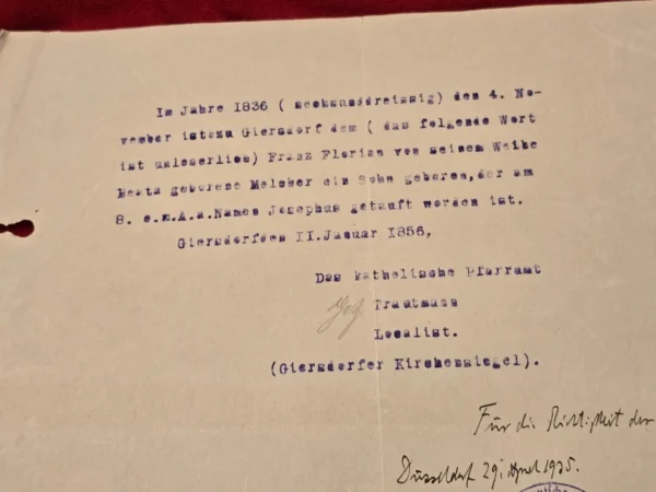 papers-please-1935-nazi-german-nsdap-party-affiliated-document-with-swastika-seal-berlin-g-02-e50f755b PAPERS PLEASE! 1935 Nazi German NSDAP Party-Affiliated Document with Swastika Seal Berlin Genealogy