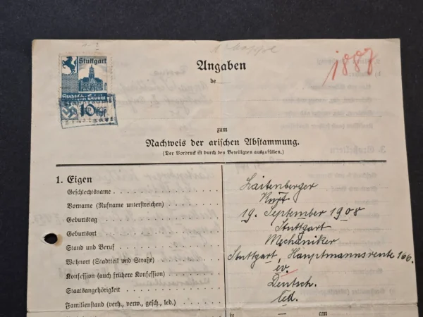 papers-please-ww2-nazi-german-third-reich-nsdap-proof-of-aryan-race-documents-02-00c67edf Papers Please! WW2 Nazi German Third Reich NSDAP Proof of Aryan Race Documents