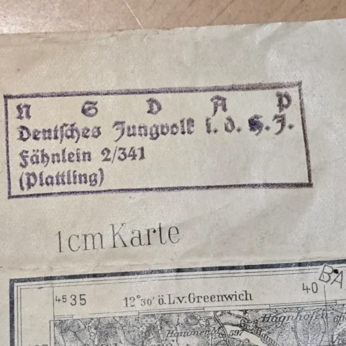 rare-1933-nazi-hitler-youth-hj-dj-wall-map-nsdap-stamped-early-third-reich-german-03-cf6f9b90 Rare 1933 Nazi Hitler Youth HJ DJ Wall Map NSDAP Stamped Early Third Reich German