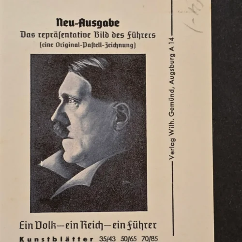 rare-1938-adolf-hitler-propaganda-postcard-ein-volk-ein-reich-ein-f-hrer-munich-cancel-02-8eedab00 Rare 1938 Adolf Hitler Propaganda Postcard “Ein Volk Ein Reich Ein Führer” Munich Cancel