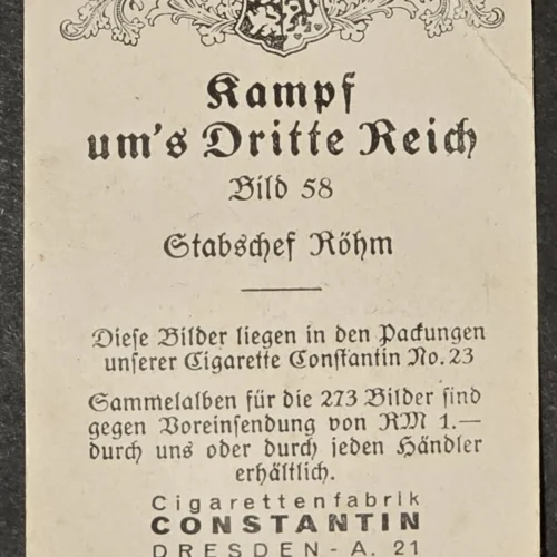 rare-ernst-rohm-ww2-german-nsdap-third-reich-color-cigarette-card-03-677846fc RARE ERNST ROHM WW2 German NSDAP Third Reich Color Cigarette Card