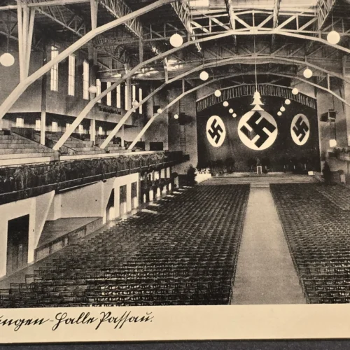Rare German 1933 SS Feldpost Postcard SS Reichsführerschule Cachet