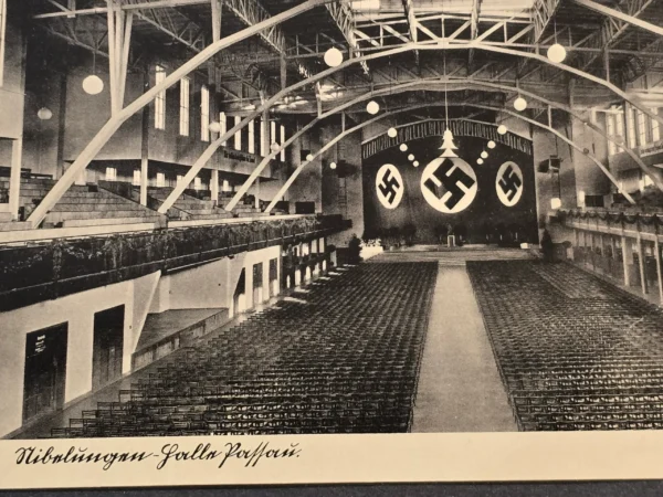 Rare German 1933 SS Feldpost Postcard SS Reichsführerschule Cachet