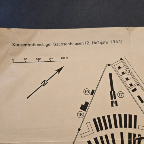 rare-original-1944-sachsenhausen-concentration-camp-plan-map-wwii-nazi-germany-02-ef542bde RARE! Original 1944 Sachsenhausen Concentration Camp Plan Map WWII Nazi Germany