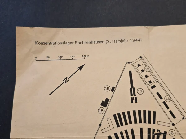 rare-original-1944-sachsenhausen-concentration-camp-plan-map-wwii-nazi-germany-02-ef542bde RARE! Original 1944 Sachsenhausen Concentration Camp Plan Map WWII Nazi Germany