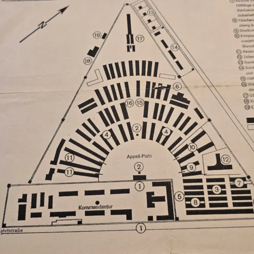 rare-original-1944-sachsenhausen-concentration-camp-plan-map-wwii-nazi-germany-03-a454a614 RARE! Original 1944 Sachsenhausen Concentration Camp Plan Map WWII Nazi Germany