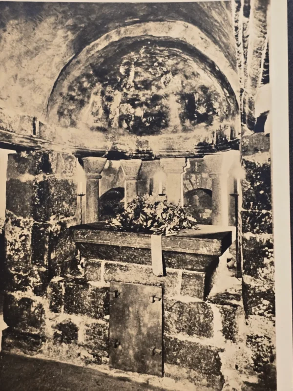 Rare SS Wewelsburg Himmler Crypt WW2 German Photo Postcard 1936 Totenkult Heinrich Himmler Relic Site