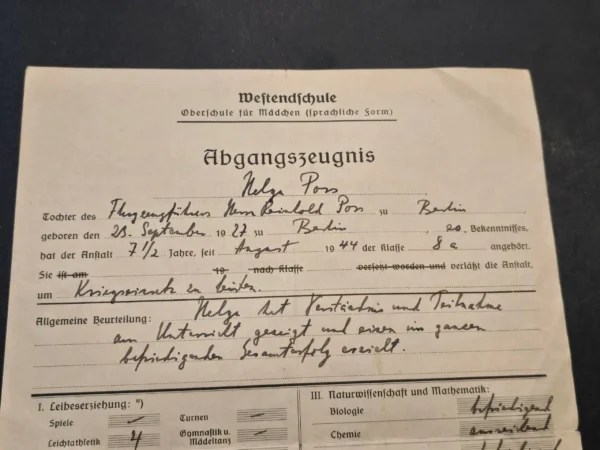 rare-ww2-german-hj-hitler-youth-bdm-1944-berlin-girls-school-graduation-certificate-docume-02-e0d83a5f Rare WW2 German HJ Hitler Youth BDM 1944 Berlin Girls School Graduation Certificate Document