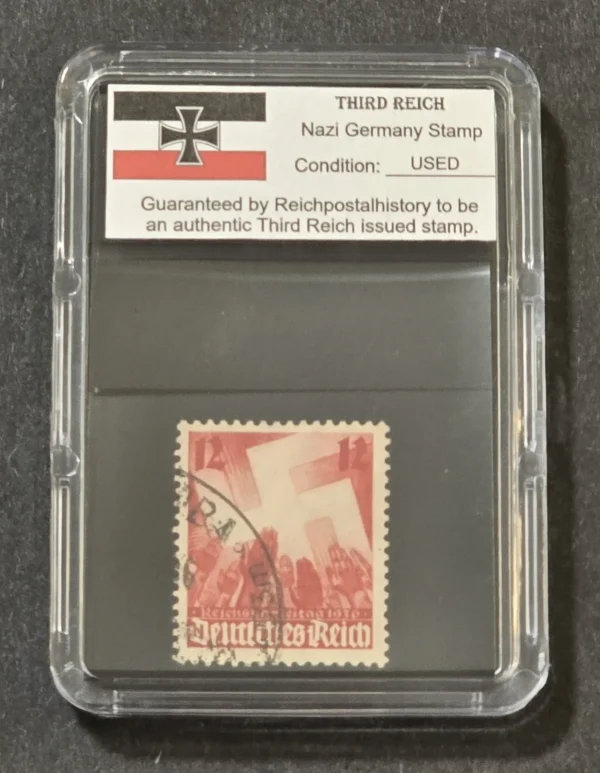 REICHSPARTEITAG SWASTIKA SET Third Reich Railways WWII Nazi German NSDAP Stamps