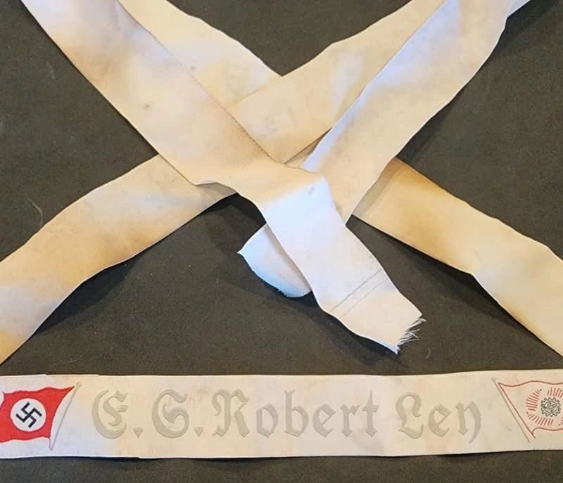 rl2.jpg WW2 German KdF C.S. Robert Ley Cap Tally Ribbon Maritime Kriegsmarine Naval Style 2