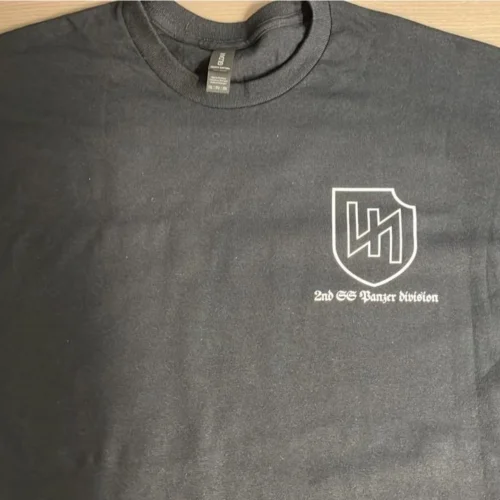 s-l1600 WW2 Nazi German 2nd SS Panzer Division Das Reich T Shirt Two sided