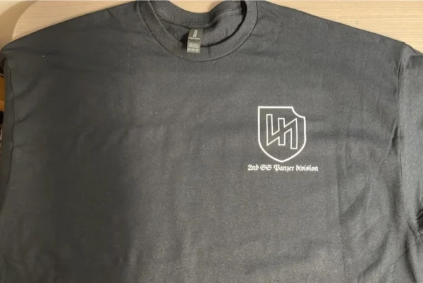 s-l1600 WW2 Nazi German 2nd SS Panzer Division Das Reich T Shirt Two sided