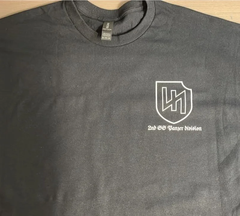WW2 Nazi German 2nd SS Panzer Division Das Reich T Shirt Two sided