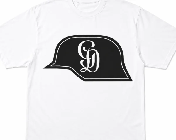 WW2 Nazi German SS GD Gross Deutschland helmet T Shirt