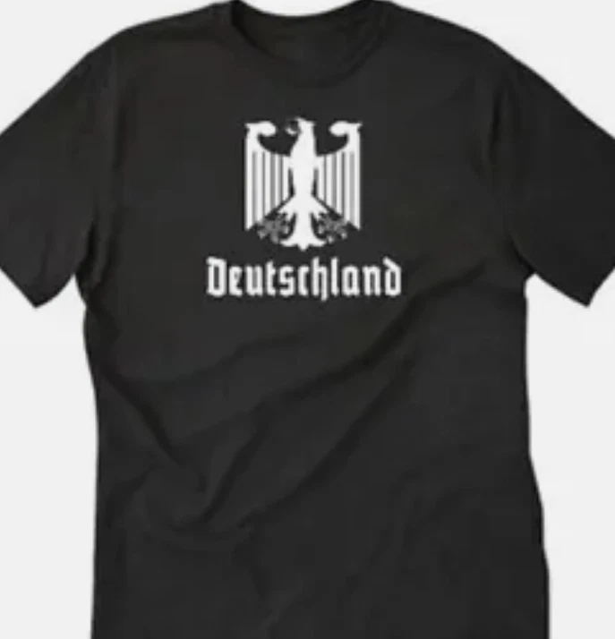 WW2 Nazi German SS Deutschland Eagle Wehrmacht Military Army T shirt