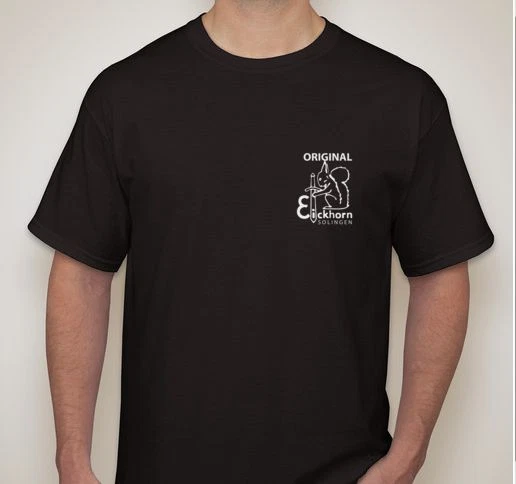 WW2 Nazi German SS Dagger Knife Sword Maker Eickhorn Third Reich T Shirt