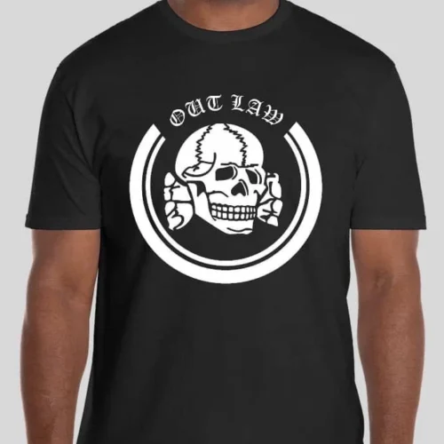 Support your local outlaws T shirt Totenkopf skull SYLO