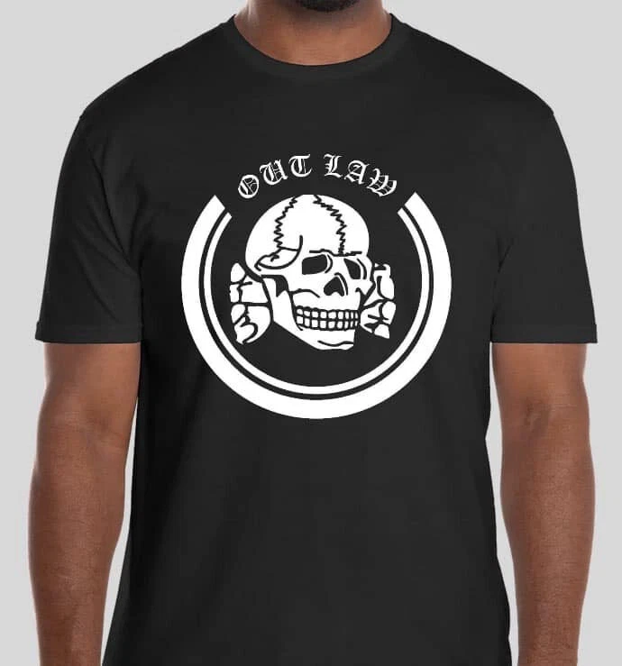 Support your local outlaws T shirt Totenkopf skull SYLO