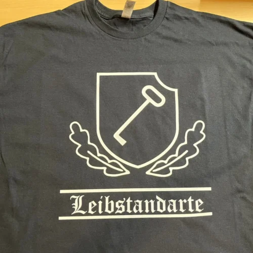 s-l1600 WW2 Nazi German SS Leibstandarte Key Panzer division military T shirt