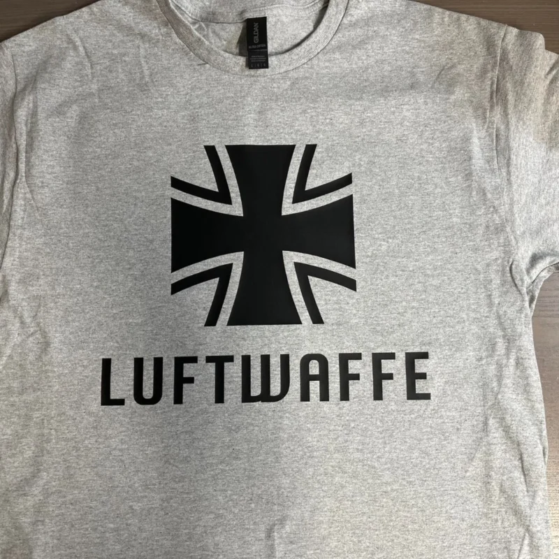 WW2 Nazi German Luftwaffe Cross Military T shirt