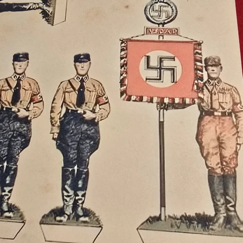 SA Stormtroopers Cutout Toy Soldiers Hitlers Brown Shirts WW2 Nazi German Third Reich NSDAP