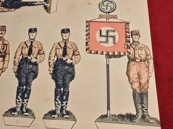 SA Stormtroopers Cutout Toy Soldiers Hitlers Brown Shirts WW2 Nazi German Third Reich NSDAP