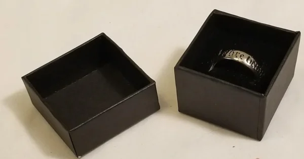 SS Ring Box WW2 Nazi German Schutzstaffel Soldiers officers Totenkopf Skull