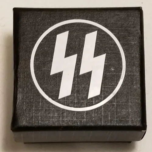 SS Ring Box WW2 Nazi German Schutzstaffel Soldiers officers Totenkopf Skull
