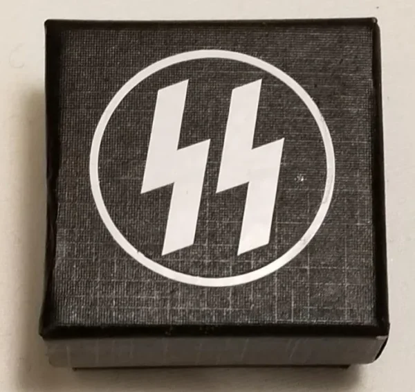 SS Ring Box WW2 Nazi German Schutzstaffel Soldiers officers Totenkopf Skull