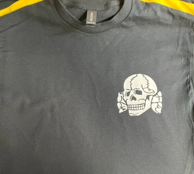 WW2 Nazi German SS Totenkopf Death Head Skull Third Reich T Shirt
