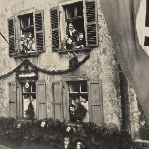 swastika-flags-third-reich-nsdap-party-fanatics-w-20-flags-ww2-german-photo-02-687d04b0 SWASTIKA FLAGS! Third Reich NSDAP Party Fanatics w 20+ Flags WW2 German Photo
