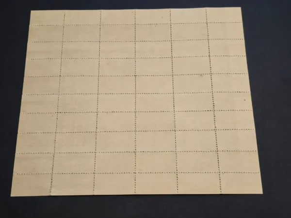 The Jewish question! WW2 Nazi German Third Reich Anti-Semitic Jewish Propaganda Stamp Sheet of 60