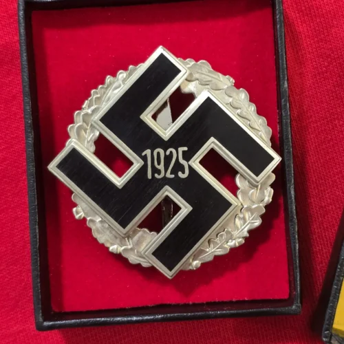 Third Reich Early NSDAP Gau Honor Badge 1925 LDO Boxed Award WW2 Nazi German