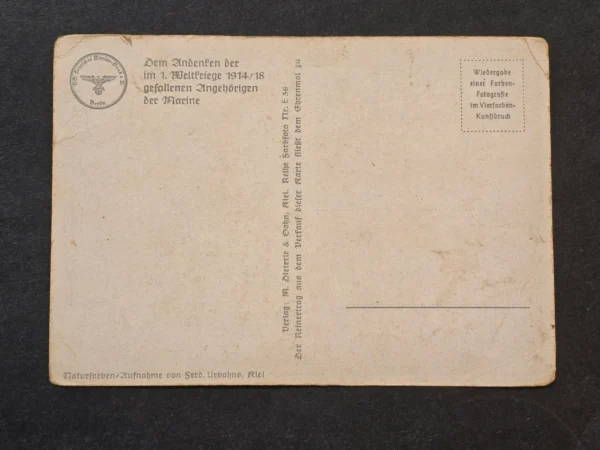 third-reich-era-color-postcard-ww1-german-marine-ehrenmal-laboe-85m-monument-03-529a76d5 Third Reich Era Color Postcard WW1 German Marine-Ehrenmal Laboe 85m Monument
