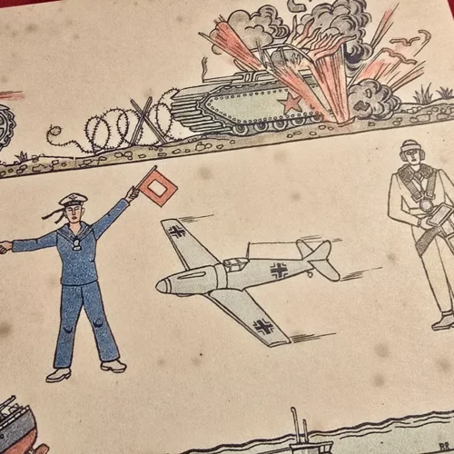Third Reich Military Tanks Planes Ships Cutout Toy Soldiers WW2 Nazi German NSDAP