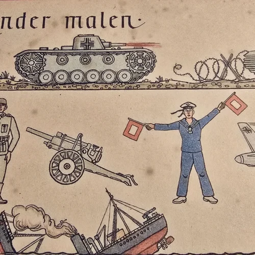Third Reich Military Tanks Planes Ships Cutout Toy Soldiers WW2 Nazi German NSDAP