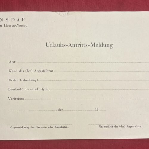 tr1-ba272aa.jpg 1940 Third Reich Nsdap Party Job Work Vacation NAZI German Document WW2 WWII