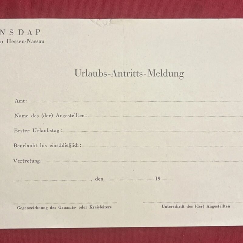 tr1-ba272aa.jpg 1940 Third Reich Nsdap Party Job Work Vacation NAZI German Document WW2 WWII