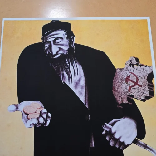 WW2 1937 Nazi German “Der Ewige Jude” Exhibition Anti Semitic Poster Print Munich