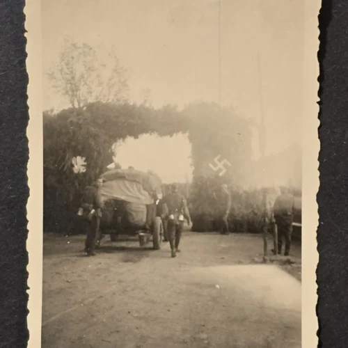 ww2-german-1941-third-reich-military-cemetery-funeral-procession-photo-swastika-flags-02-1d44b38a WW2 German 1941 Third Reich Military Cemetery Funeral Procession Photo Swastika Flags