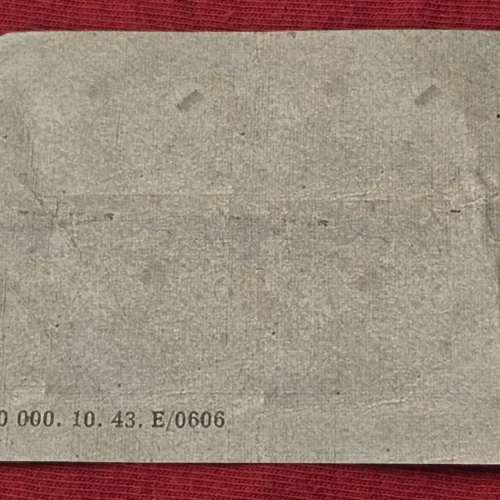 WW2 German SS Officers Concentration Camp Neuengamme Currency Note .50 Reichsmark