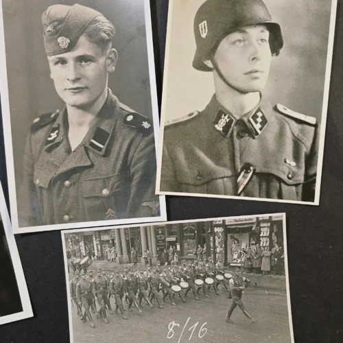 WW2 German SS SA Stormtrooper Photo Lot (7pc) Large Format