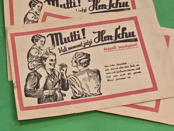 WW2 German Third Reich Era Tobacco Cigarette Cigar Store paper bags