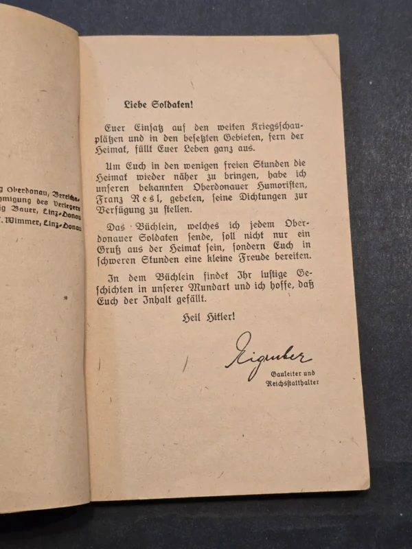ww2-german-third-reich-nsdap-austrian-soldiers-edition-on-the-front-book-1943-03-18534736 WW2 German Third Reich NSDAP Austrian Soldiers Edition on the front book 1943
